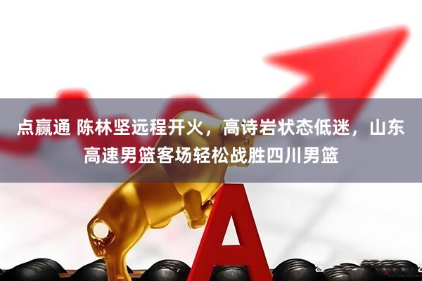 点赢通 陈林坚远程开火，高诗岩状态低迷，山东高速男篮客场轻松战胜四川男篮