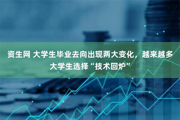 资生网 大学生毕业去向出现两大变化，越来越多大学生选择“技术回炉”