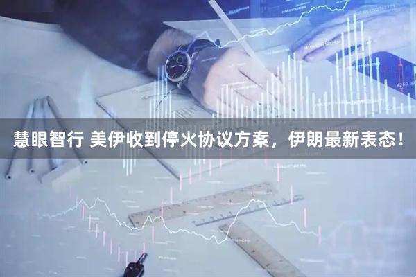 慧眼智行 美伊收到停火协议方案,伊朗最新表态!