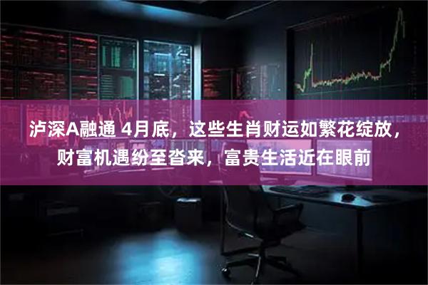 泸深A融通 4月底，这些生肖财运如繁花绽放，财富机遇纷至沓来，富贵生活近在眼前